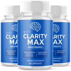 Clarity Max Formula Brain Supplement ClarityMax (3 Pack - 180 Capsules)