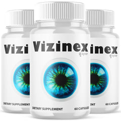(3 Pack) Vizinex Advanced Support For Healthy Eye Vision Vizi Nex 180 Capsules