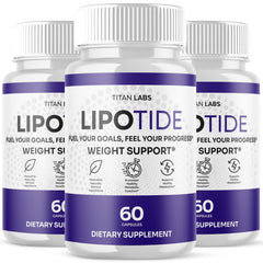 (3 Pack) Lipo Tide Advanced Energy & Fitness Max SupplementLipoTide 180 Capsules