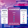 Image of (3 Pack) Titanwood Gummy Advanced Male Support Supplement Titan Wood 180 Gummies