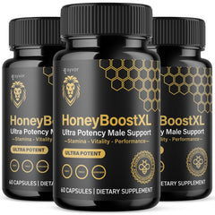 (3 Pack) Honey Boost XL Advanced Male Support Pill HoneyBoostXL Vitamin 180 Capsules