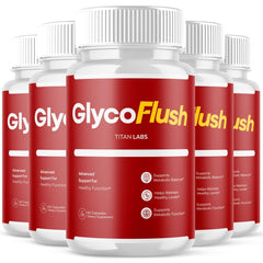 (5 Pack) GlycoFlush Advanced Blood Support Supplement Glyco Flush 300 Capsules