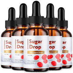 (5 Pack) Sugar Drop Natural Health & Fitness Formula SugarDrop 150 Servings