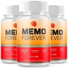 (3 Pack) Memo Forever  Natural Brain Supplement MemoForever 180 Capsule