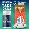 Image of Iron Brain All Natural Formula Brain Supplement (2 Pack - 120 Capsules)