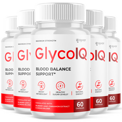 (5 Pack) Glyco IQ Advanced Blood Health Support Supplement GlycoIQ 300 Capsules