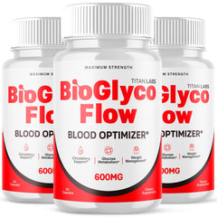 (3 Pack) BioGlyco Flow Advanced Blood Support Supplement Bio Glyco Flow 180 Capsules