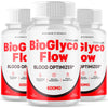 Image of (3 Pack) BioGlyco Flow Advanced Blood Support Supplement Bio Glyco Flow 180 Capsules
