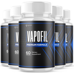 (5 Pack) Vapofil Advanced Male Pills Vapo Fil Formula Supplement 300 Capsules