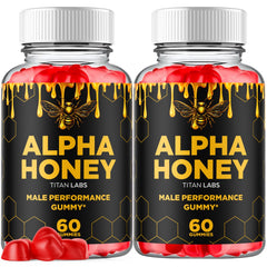 (2 Pack) Alpha Honey Gummy Male Health Support Supplement AlphaHoney 120 Gummies