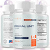 Image of (3 Pack) Primal Unit XL Advanced Male Support Supplement PrimalUnitXL 180 Caps