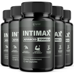 Intimax for Men Advanced Max Formula Vitamin Supplement (5 Pack-300 Capsules)