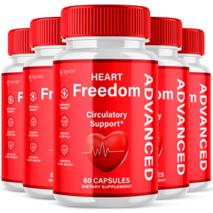 Heart Freedom Blood Support Advanced Glycogen Supplement (5 Pack - 300 Capsules)