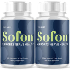 (2 Pack) Sofon All Natural Super Nerve Support Supplement 120 Capsules