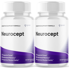 Neurocept All Natural Formula Brain Supplement (2 Pack-120 Capsules)