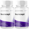 Image of Neurocept All Natural Formula Brain Supplement (2 Pack-120 Capsules)