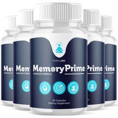 (5 Pack) Memory Prime Natural Brain Supplement MemoryPrime 300 Capsule
