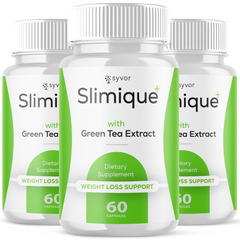 Slimique Advanced Formula Natural Energy & Fitness Vitamin (3 Pack - 180 Capsules)