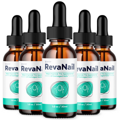 RevaNail Drops, Support All Skin Types and Nails Reva Nail 150 servings (5 Pack)