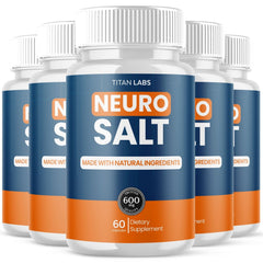 (5 Pack) Neuro Salt All Natural Brain Supplement NeuroSalt 300 Capsule