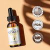 Image of Ginger Slim Drops – GingerSlim Extra Strength Organic Formula (3 Pack)