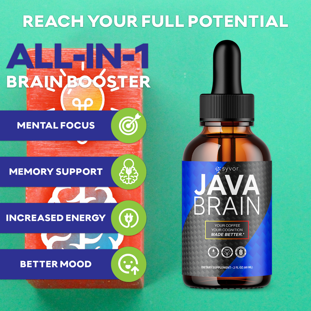 Java Brain Drops Advanced Brain Health & Cognitive Support Supplement ...