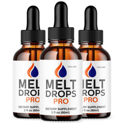 (3 Pack) Melt Drops Pro Natural Health & Fitness Formula MeltDrops 90 Servings