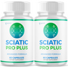 Image of (2 Pack) Sciatic Pro Plus Advanced Nerve Health Support Supplement 120 Capsules