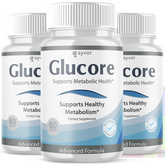 (3 Pack) Glucore Pills Advanced Blood Health Support Vitamin Glu Core 180 Capsules