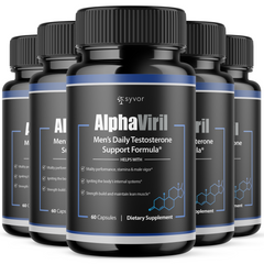 Alpha Viril Advanced Male Supplement Pills (5 Pack - 300 Capsules)