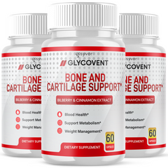 Glycovent Bone and Cartilage Advanced Mobility Supplement Pills (3 Pack - 180 Capsules)