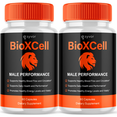 Bio X Cell Pills for Men BioX Cell Advanced Male Support Supplement 120 Capsules (2 Pack)
