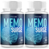 Image of (2 Pack) Memo Surge All Natural Brain Supplement MemoSurge 120 Capsule