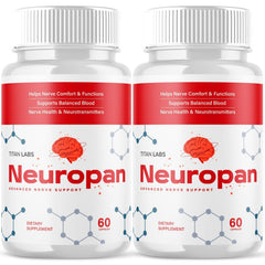 (2 Pack) Neuropan Natural Super Nerve Supplement Neuro Pan 120 Capsule