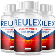 (3 Pack) Reulex Advanced Joints Support Formula Reulex Supplement 180 Capsules