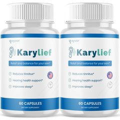 (2 Pack) Karylief Advanced Ear Health Support Kary Lief Formula Max 120 Capsules