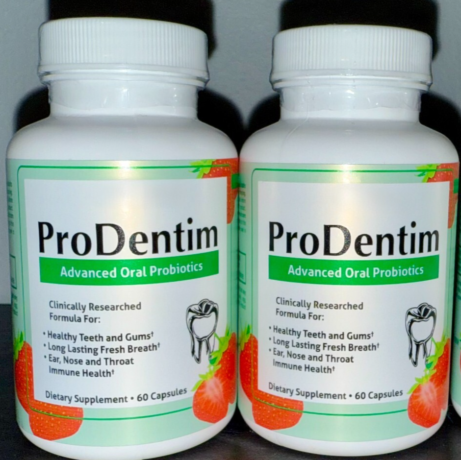 Prodent Tablets ProDentim Supplement Pills for Teeth And Gums Health (2 Pack - 120 Cap ...