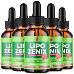 (5 Pack) Lipo Zenix Drops Advanced Health & Fitness Support LipoZenix 150 Servs