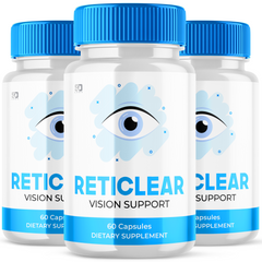 Reticlear Supplement Pills (3 Pack-180 Capsules)