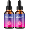 Image of (2 Pack) Glucovy Blood Support Drops Advanced Vitamin Supplement 60 Servings