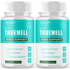 (2 Pack) Truewell Natural Super Nerve Supplement True Well 120 Capsule