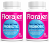 Image of Florajen Triple Action Complete Probiotic (2 Pack-60 Capsules)