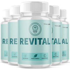 (5 Pack) Revital Advanced Energy & Fitness Formula Supplement Revi Tal 300 Caps