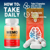 Image of (2 Pack) Memo Forever Natural Brain Supplement MemoForever 120 Capsule