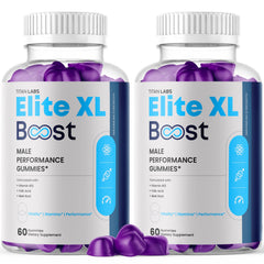 (2 Pack) Elite XL Boost ACV Gummys Support Male Health EliteXLBoost 120 Gummies
