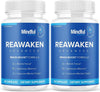 Image of Reawaken Brain Boost Supplement Memory Mindful Advanced Formula 120 Capsules 2 Pack