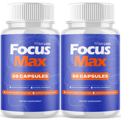 (2 Pack) Focus Max Pill Natural Brain Supplement FocusMax 120 Capsules