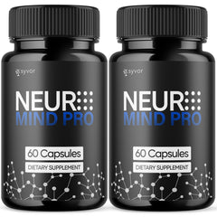 (2 Pack) Neuro Mind Pro Natural Brain Formula Supplement 120 Capsules