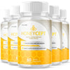 Image of (5 Pack) Honeycept All Natural Brain Supplement Honey Cept 300 Capsule