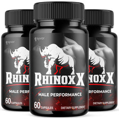 (3 Pack) Rhinox X Advanced Male Support Pills RhinoxX Supplement 180 Capsules